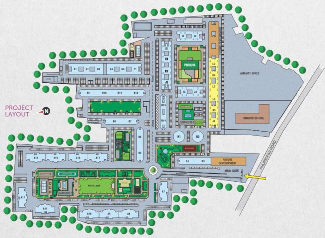  park infinia l1 k3 and i4 Layout Plan