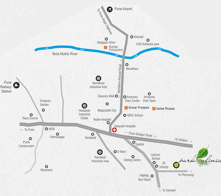 park infinia l1 k3 and i4 Location Plan