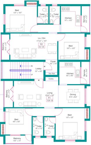  enclave Skandas Enclave Cluster Plan For 1st Floor