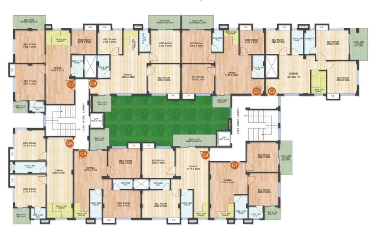  rajmahal Block C Cluster Plan