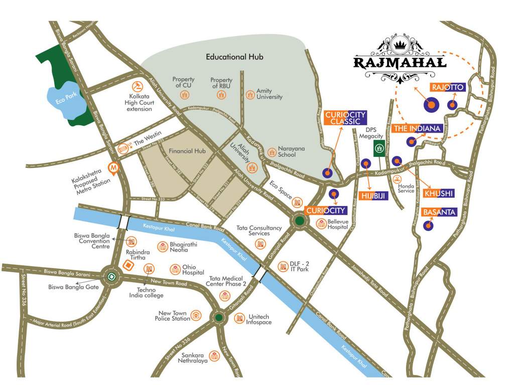  rajmahal Location Plan