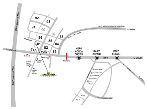  lavanya-apartments-tower-2-and-3 Location Plan