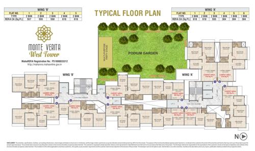  monte-verita-west-tower Monte Verita west Cluster Plan