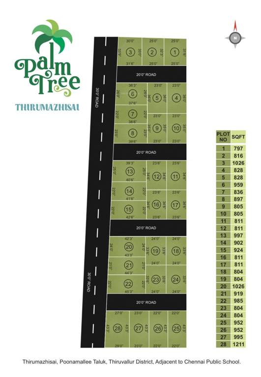  kjf palm tree Layout Plan