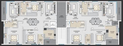  legacy-by-ista-homes Legacy By Ista Homes Cluster Plan from 1st to 5th Floor