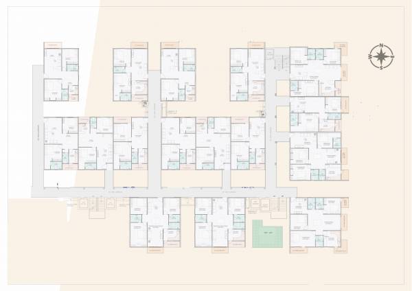  nile-valley-project-block-2b Block 2B Cluster Plan For Typical Floor
