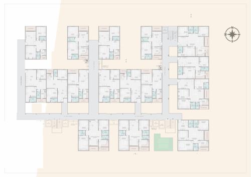  nile-valley-project-block-2b Block 2B Cluster Plan From Ground to 1st Floor