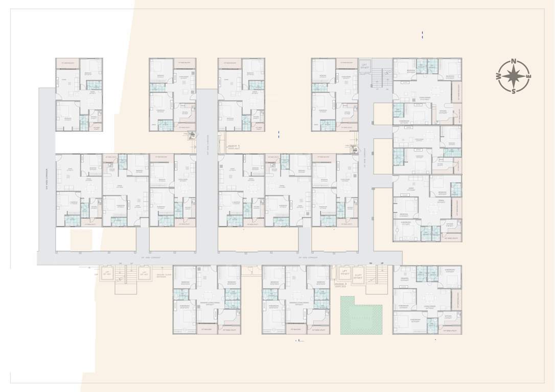  nile valley project block 2b Block 2B Cluster Plan From Ground to 1st Floor