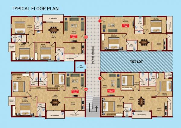  bitras-green SRRR Bitras Green Cluster Plan