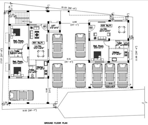  sree-puzhuthivakkam Sree Puzhuthivakkam Cluster Plan for ground Floor