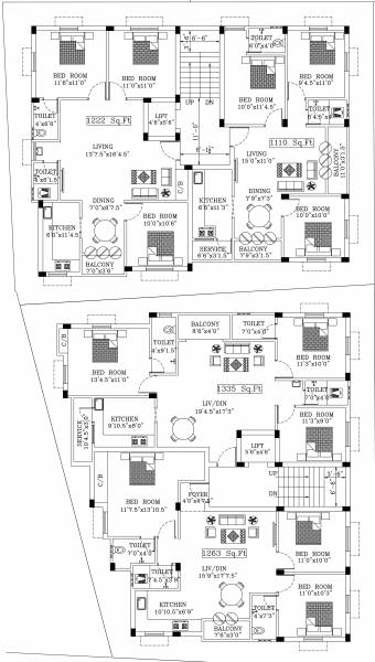  suprabatham Suprabatham Cluster Plan For 1st Floor