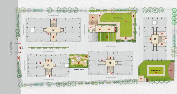  vivekanand-arise Block - A TO D Typical Cluster Plan