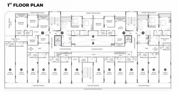  legacy-reverside Legacy Reverside Cluster Plan for 1st Floor