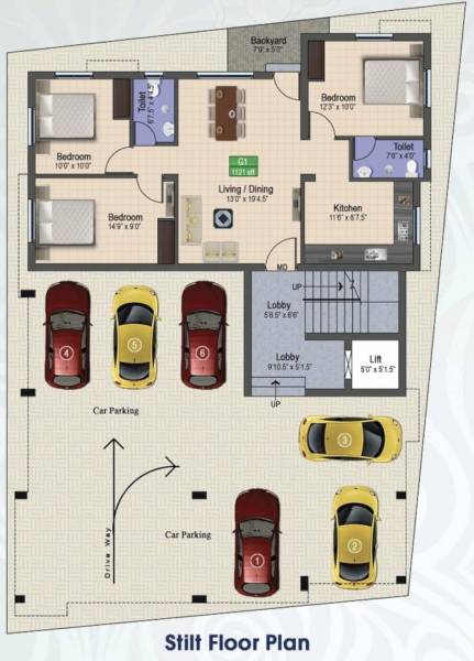  classic-homes Classic Homes Cluster Plan for ground Floor