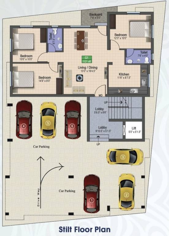  classic homes Classic Homes Cluster Plan for ground Floor