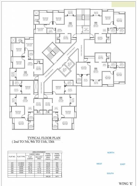  allure part 1 E Wing Cluster Plan