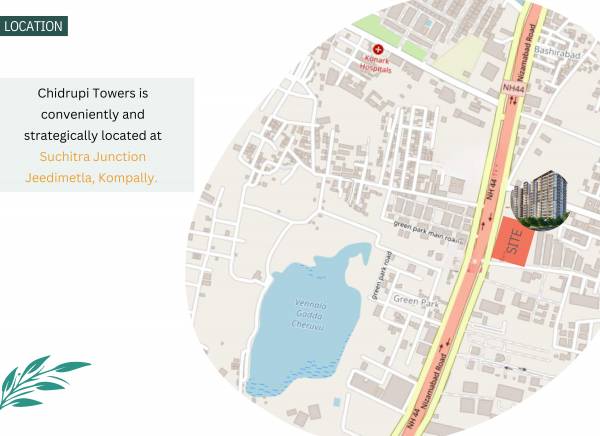  towers Location Plan