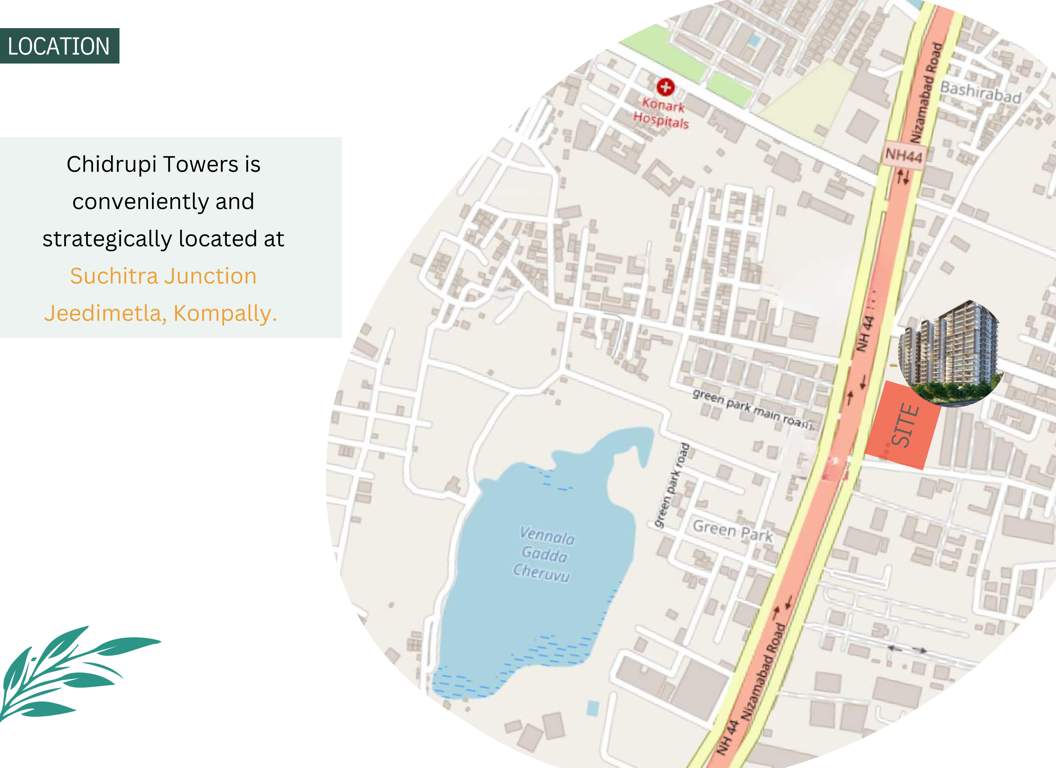  towers Location Plan