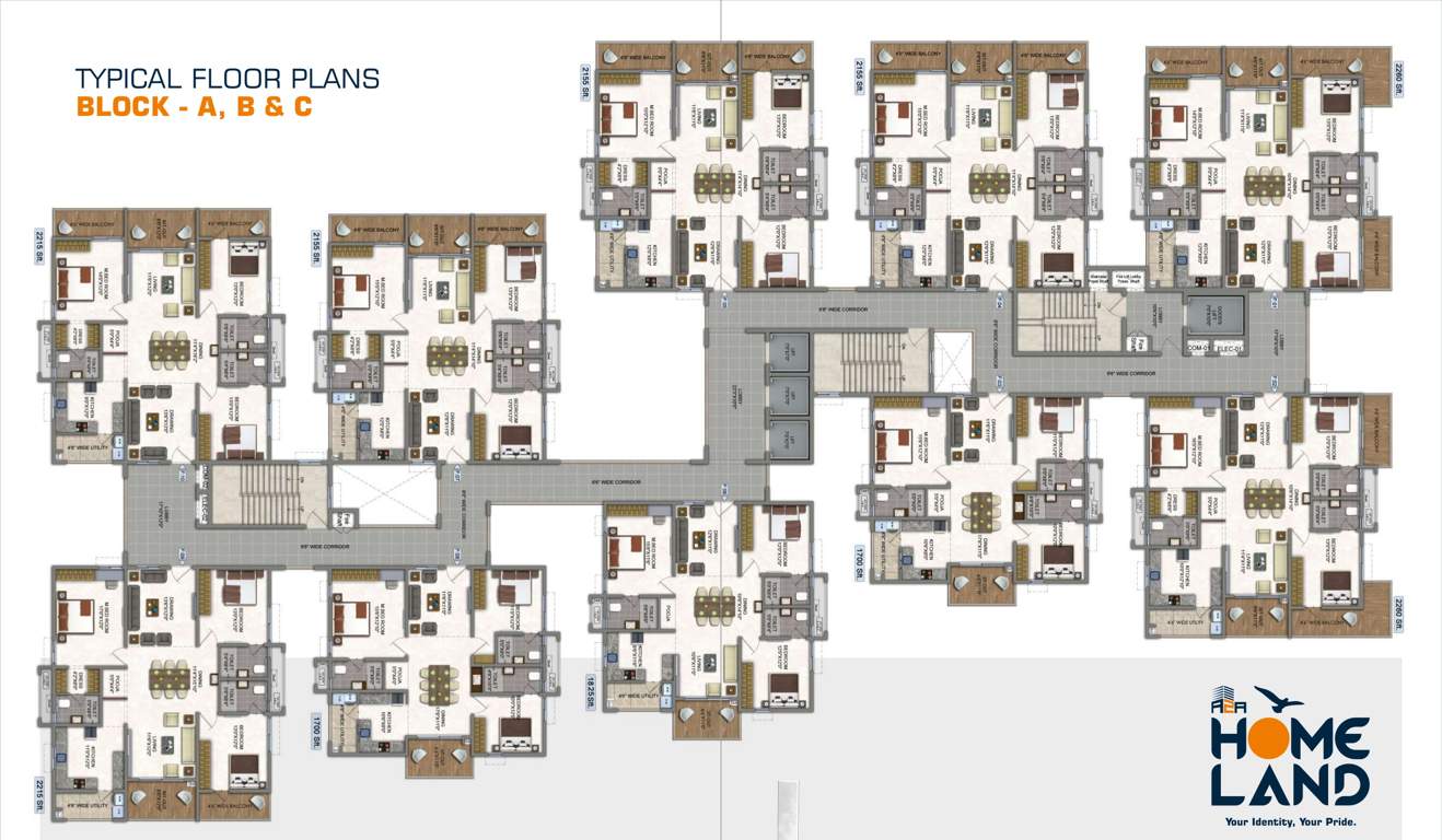  a2a homeland Block A Cluster Plan