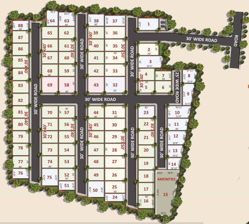  mapple tree Layout Plan
