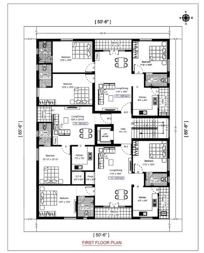  s-h-enclave S H Enclave Cluster Plan For 1st Floor