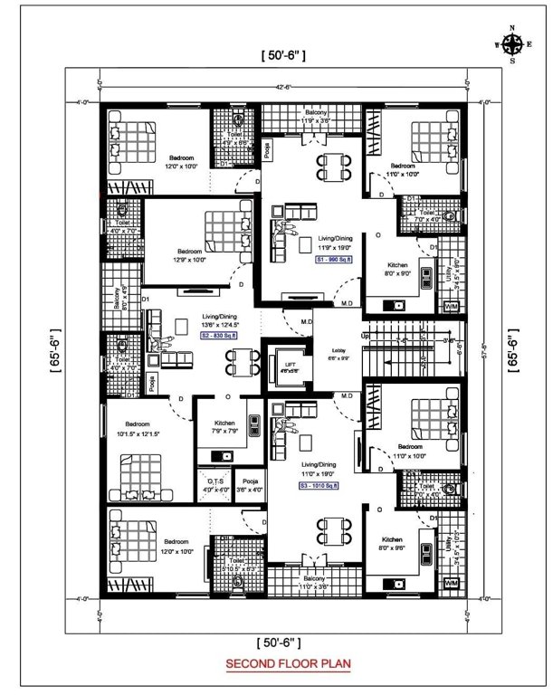  s h enclave S H Enclave Cluster Plan for 2nd Floor