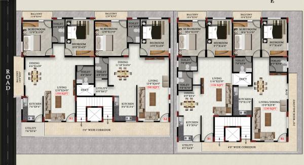  sunrise Sunrise Cluster Plan For Typical Floor Plan