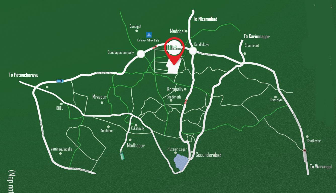  casa traimbak Location Plan