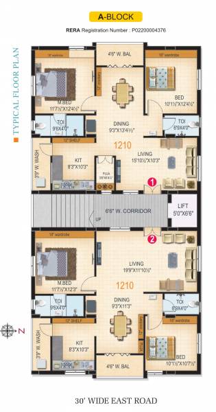  crown-block-a Crown Block A Cluster Plan