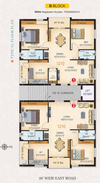  crown-block-a Crown Block A Cluster Plan