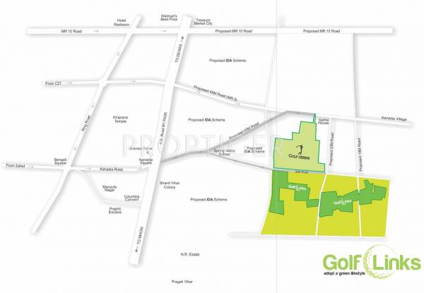 Location Plan golf-links-sector-c-extension-and-e-extension Location Plan