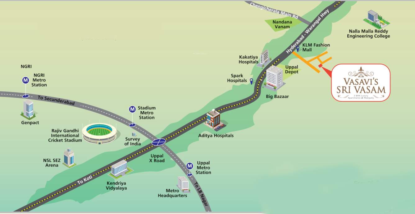  sri vasam Location Plan
