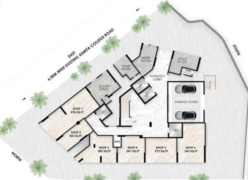  chs-adityaraj-prime Adityaraj Prime Cluster Plan For Ground Floor