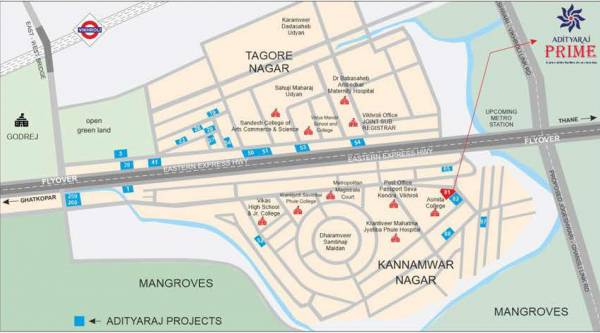  chs-adityaraj-prime Location Plan