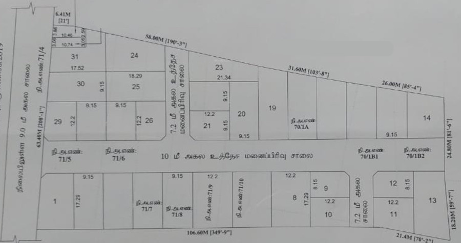  sudhagars residencies Layout Plan
