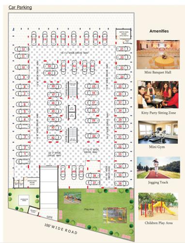  jagadamba-ayaan-residency Sri Vyshnavi Enclave Cluster Plan