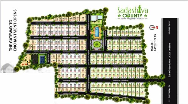  sadashiva-county Layout Plan