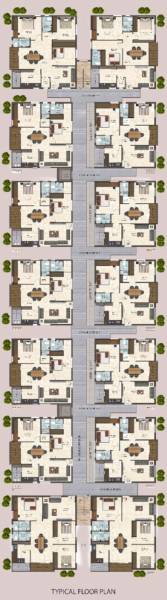  jayas-diamond Jayas Diamond Cluster Plan from 1st to 7th Floor