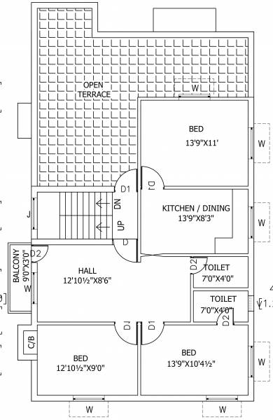  maathre Maathre Cluster Plan For 2nd Floor