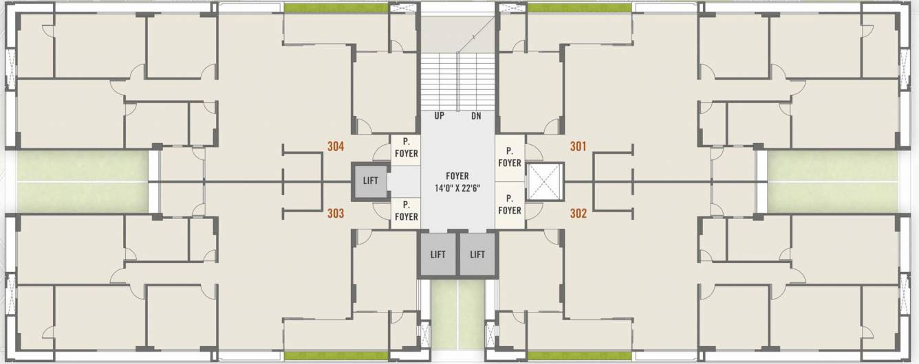  sky revanta Sky Revanta Cluster Plan From 3rd To 12th Floor