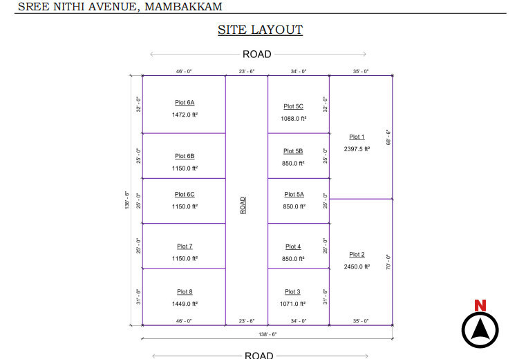  nithi avenue Layout Plan