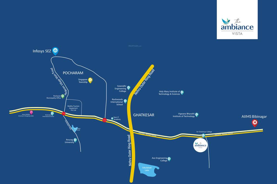  the ambience vista Location Plan