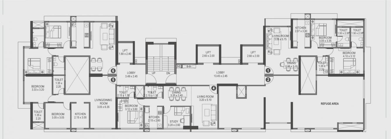 aspire Aspire Cluster Plan for 8th Floor