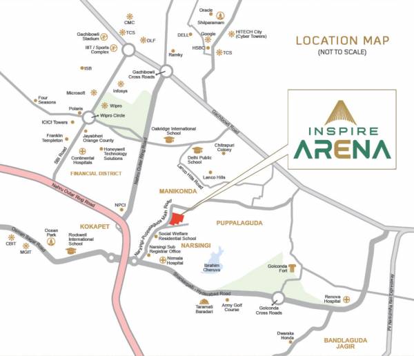  arena Location Plan