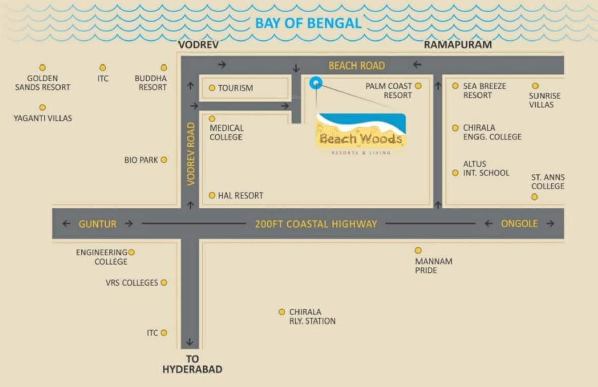  beach woods Location Plan