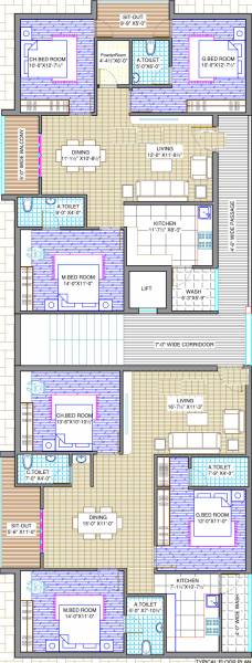  block-b-blooms Ideal Block B Blooms Typical Cluster Plan
