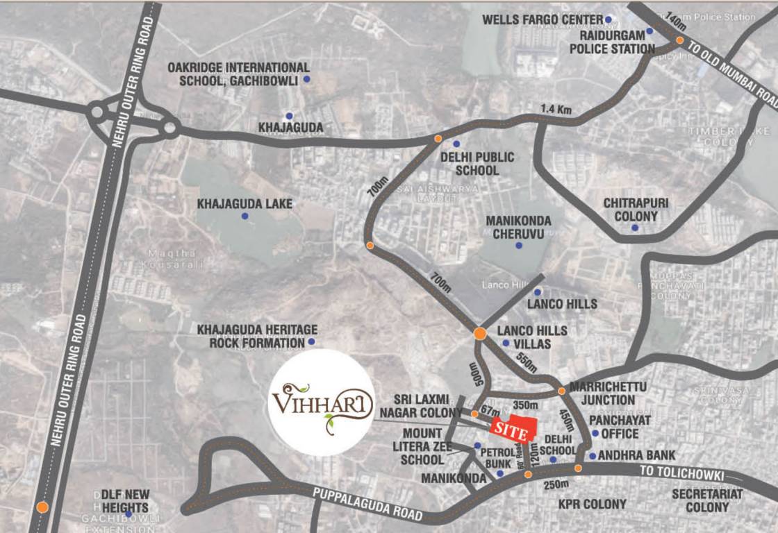  vihhari phase ii Location Plan