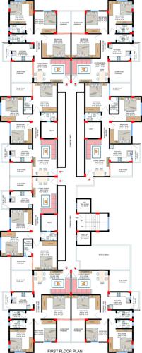 Gokul Enclave Cluster Plan for 1st Floor gokul-enclave Gokul Enclave Cluster Plan for 1st Floor