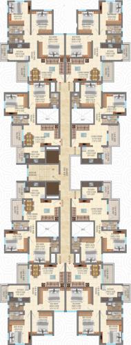 Gokul Enclave Cluster Plan From 1st To 7th Floor gokul-enclave Gokul Enclave Cluster Plan From 1st To 7th Floor