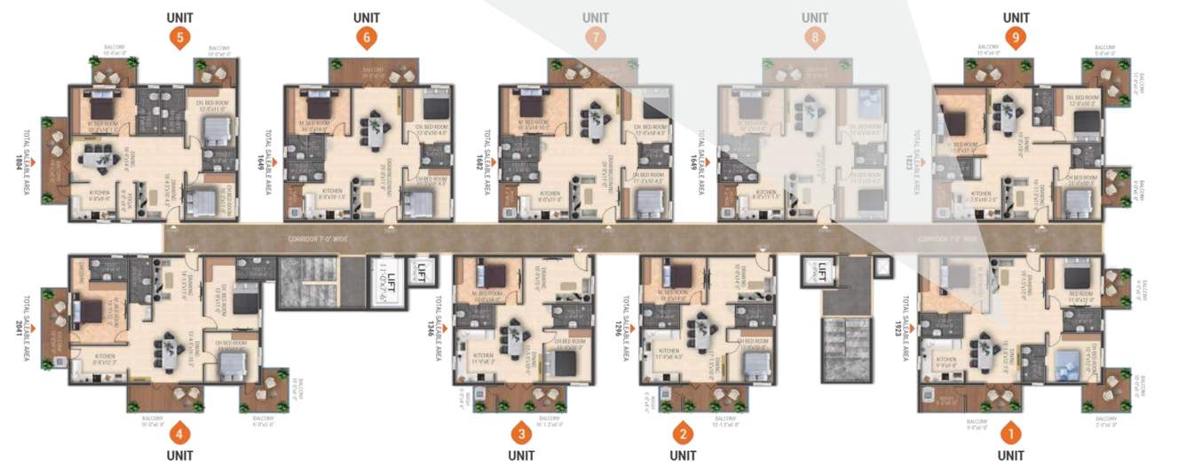  fountain park Block A Cluster Plan